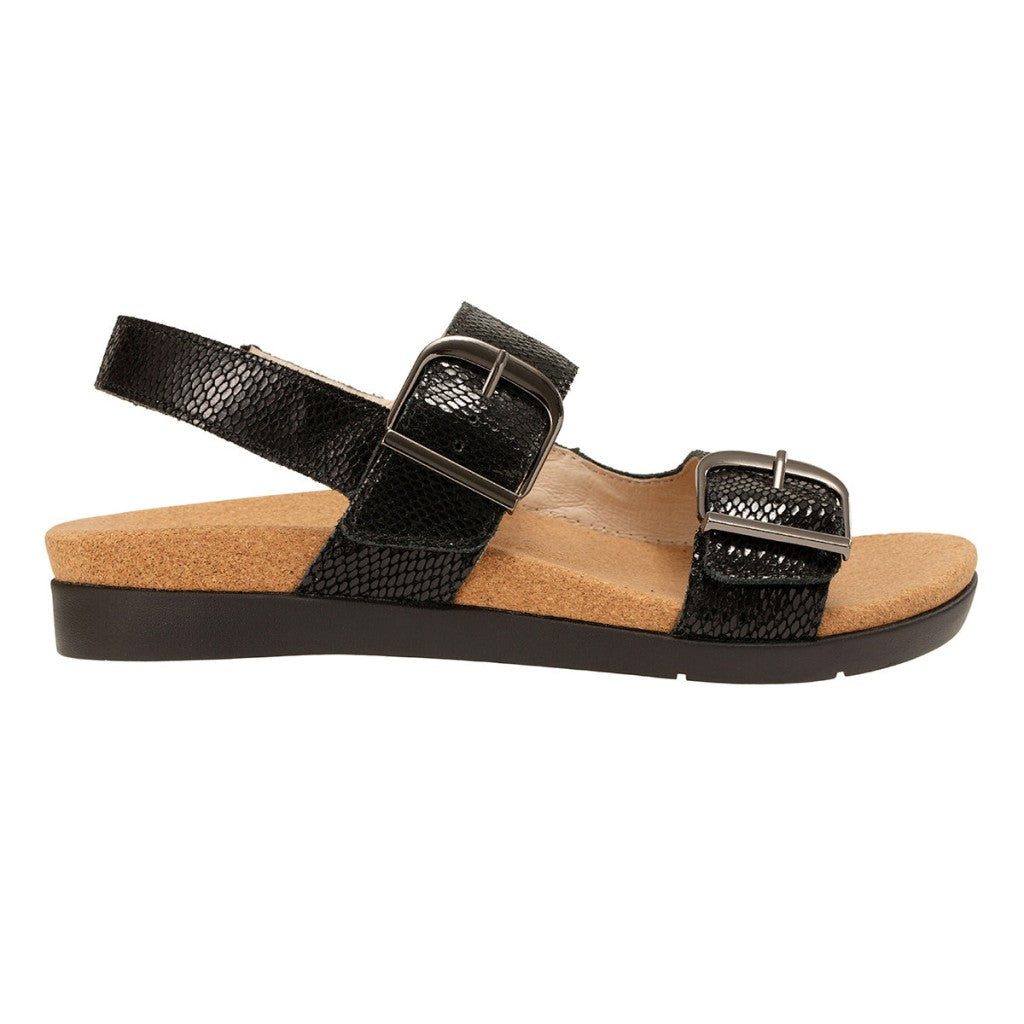 Revitalign Palo Alto Orthotic Flatform Women's Sandals - Black - Product View - 1