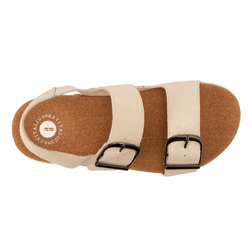 Revitalign Palo Alto Orthotic Flatform Women's Sandals - Light Grey - Product View - 7