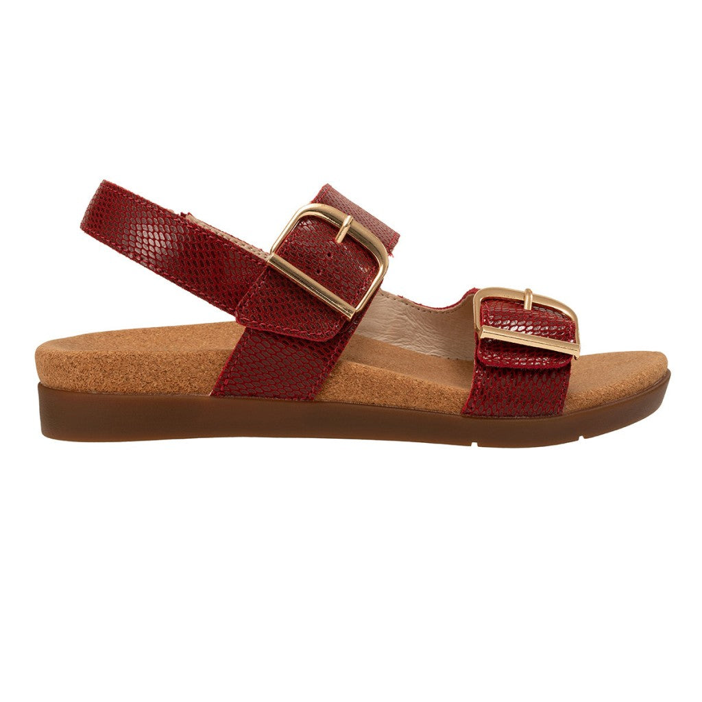 Revitalign Palo Alto Orthotic Flatform Women's Sandals in Red