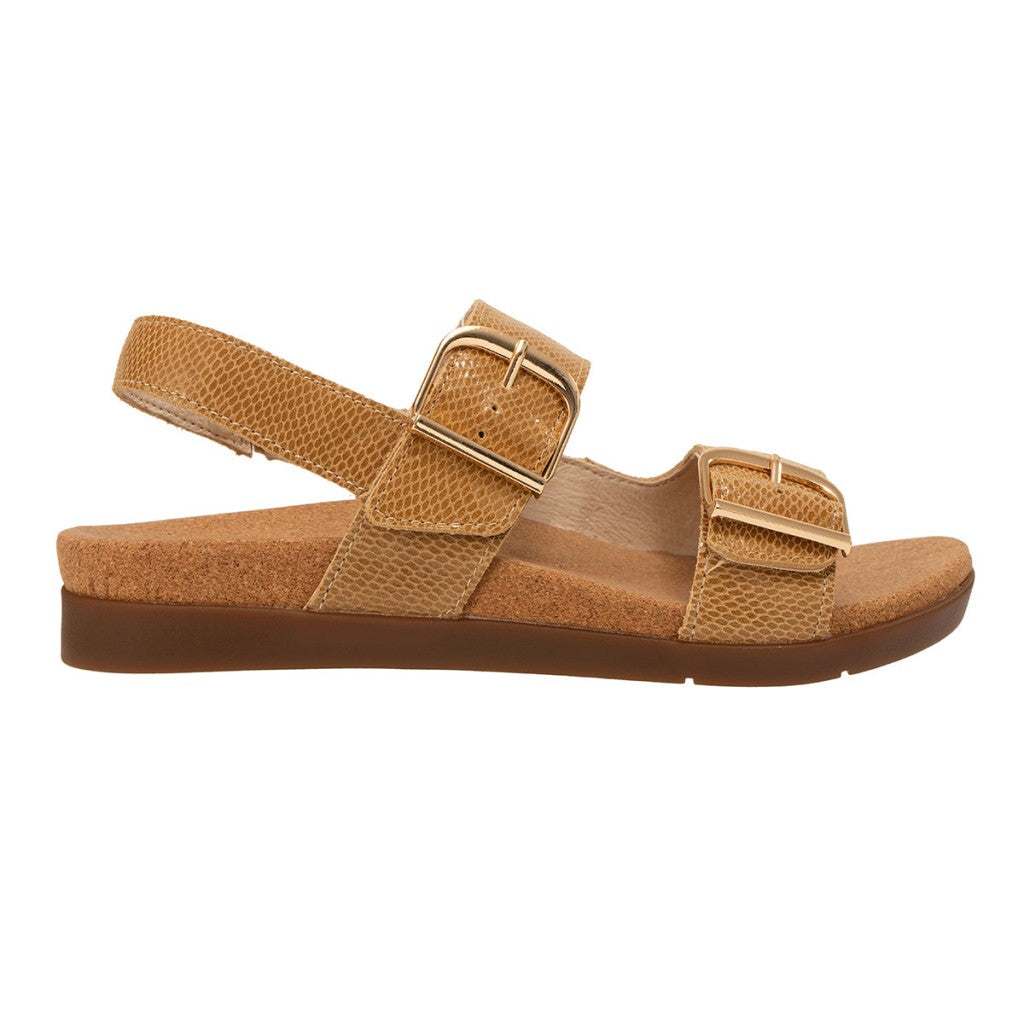 Revitalign Palo Alto Orthotic Flatform Women's Sandals in Tan
