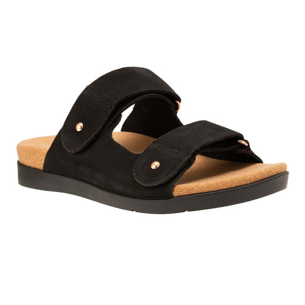 Revitalign Paradise Women's Sandals with Full Contact Comfort - Black - Product View - 2