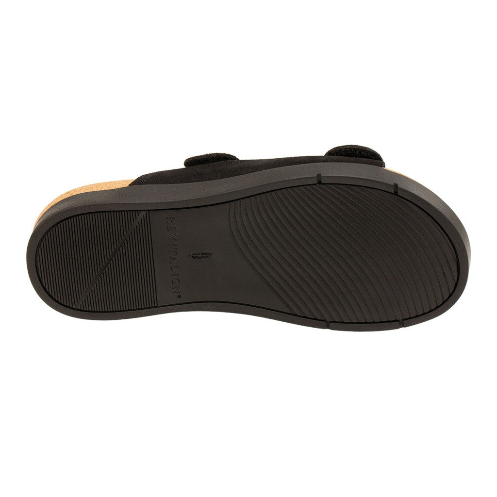Revitalign Paradise Women's Sandals with Full Contact Comfort - Black - Product View - 6