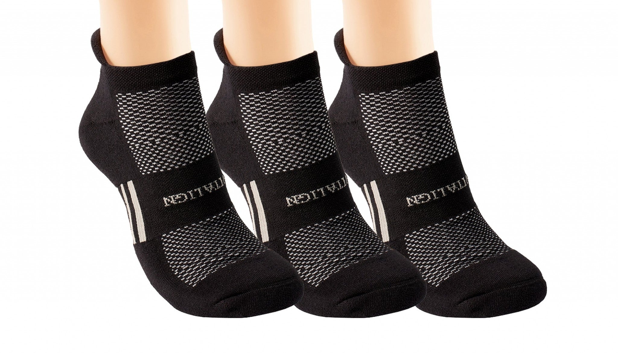 Revitalign Performance Socks - Black - Product View - 1