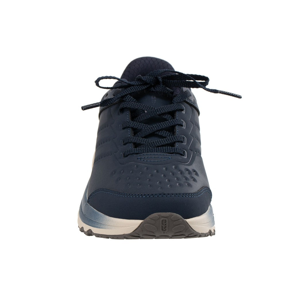 Revitalign Phoebe Leather Sneaker Supportive Cushioned Women's Shoes - Navy - Product View - 3