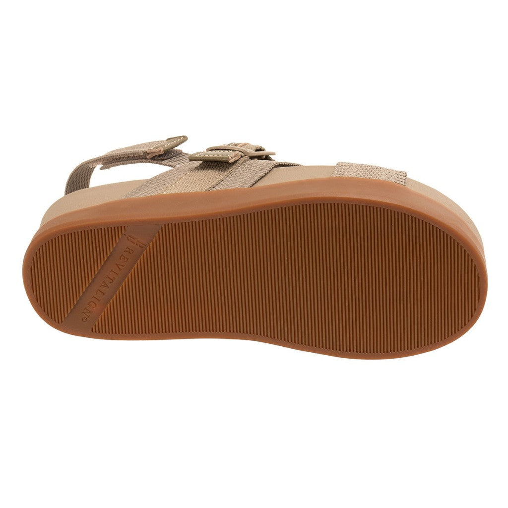 Revitalign Remi Wedge Women's Sandals - Fossil - Product View - 6