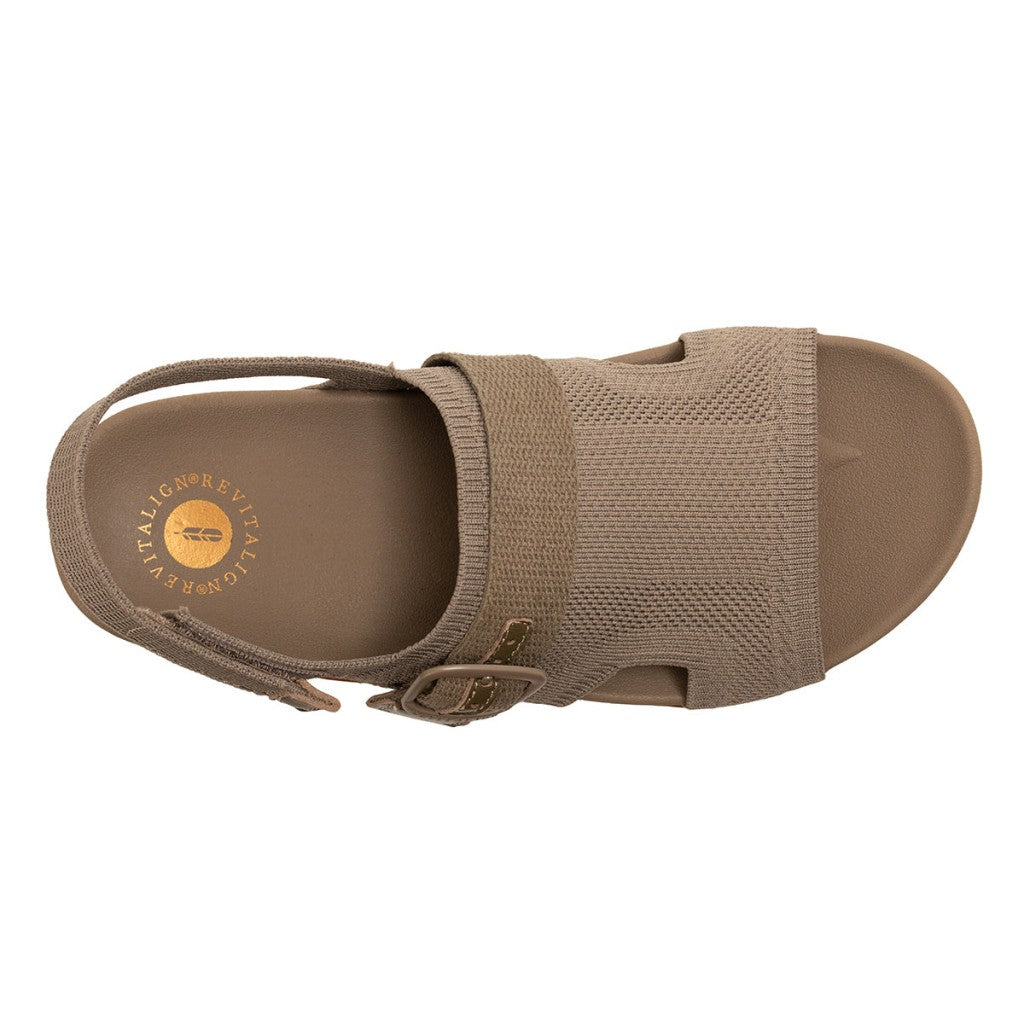 Revitalign Remi Wedge Women's Sandals - Fossil - Product View - 7