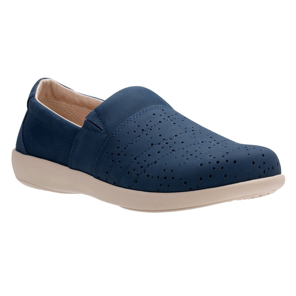 Revitalign Ridgeway Picasso Supportive Slip-On Women's Shoes - Marine Blue - Product View - 2