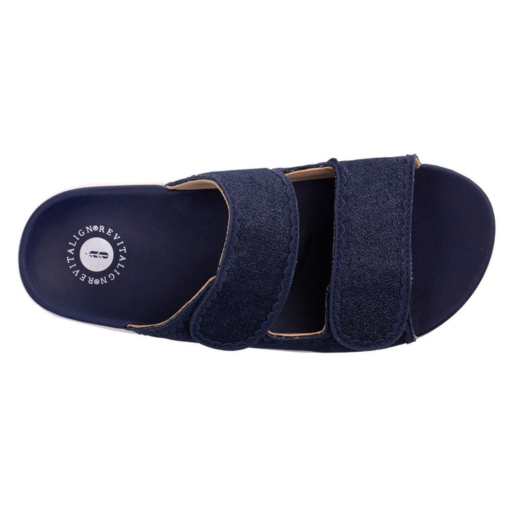 Revitalign Roma Orthotic Women's Sandals - Denim - Product View - 7