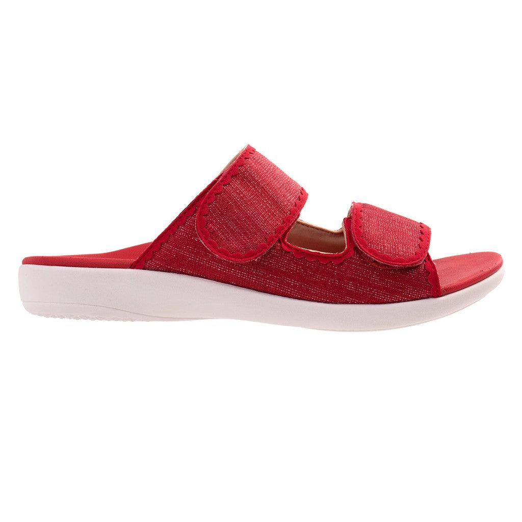 Revitalign Roma Orthotic Women's Sandals - Red - Product View - 1