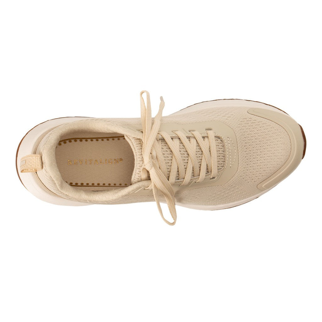 Revitalign Roxi Sneaker Supportive Comfort Women's Shoes - Sand Shell - Product View - 7