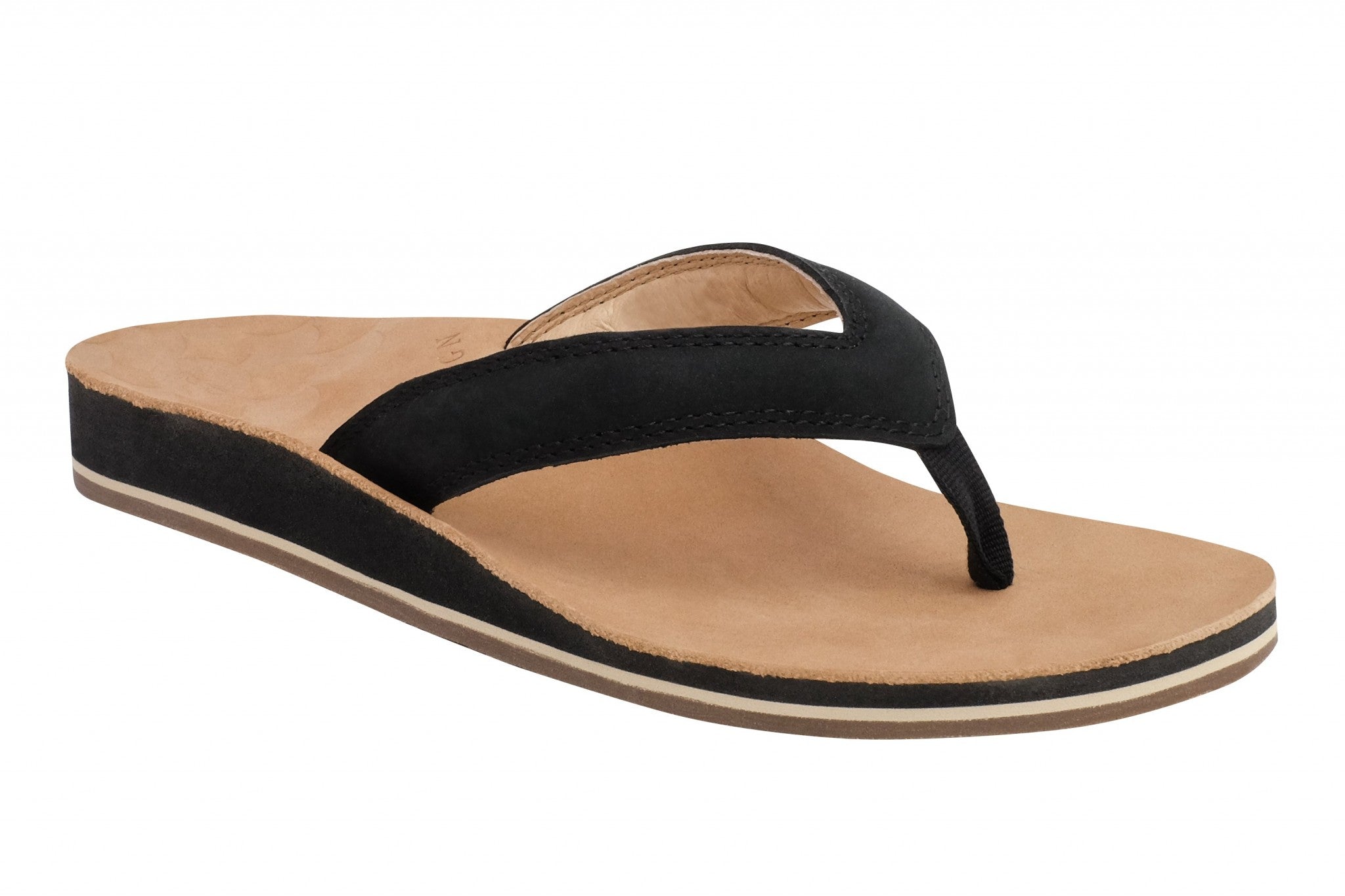 Revitalign Seaside Flip Orthotic Support & Cushioned Comfort Women's Sandals - Black - Product View - 2