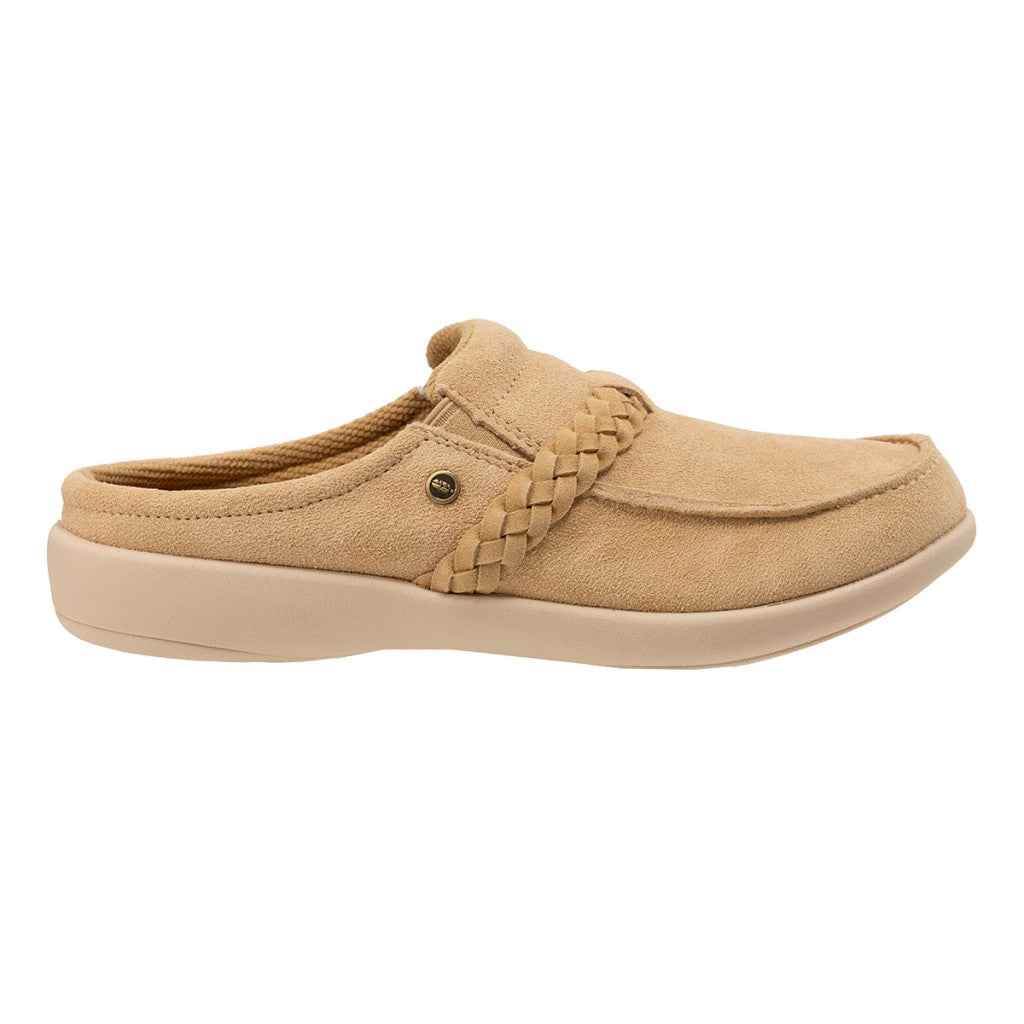 Revitalign Siesta Braidy Arch-Support Women's Shoes - Almond Buff - Product View - 1