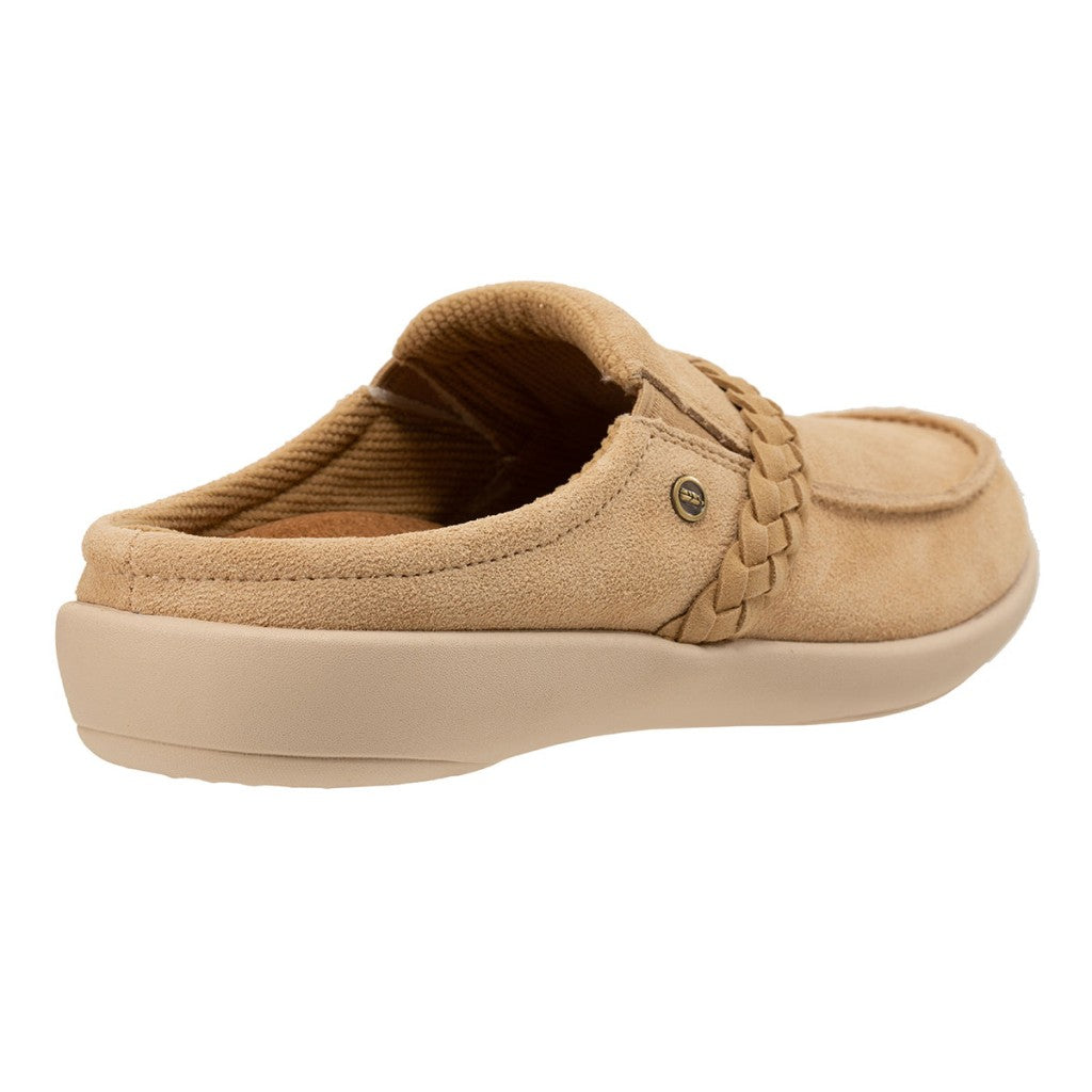 Revitalign Siesta Braidy Arch-Support Women's Shoes - Almond Buff - Product View - 4