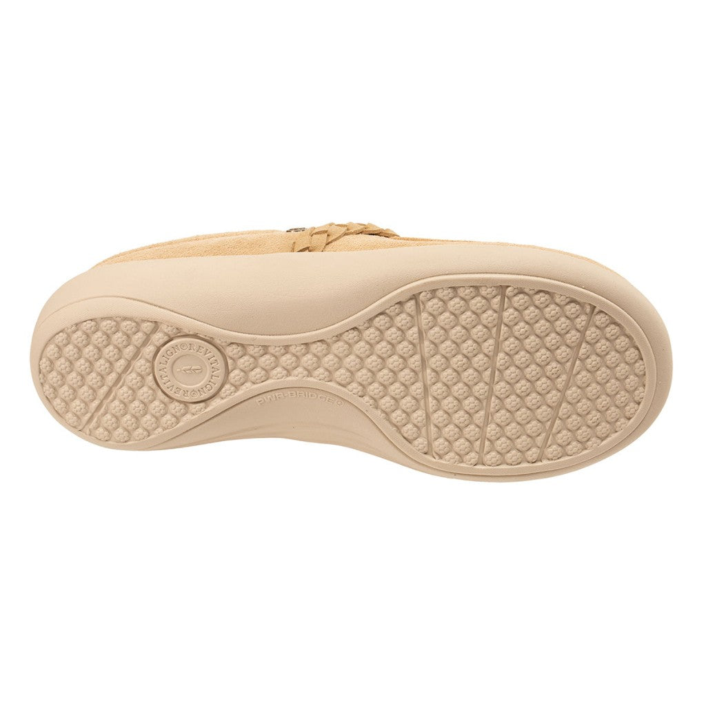 Revitalign Siesta Braidy Arch-Support Women's Shoes - Almond Buff - Product View - 6