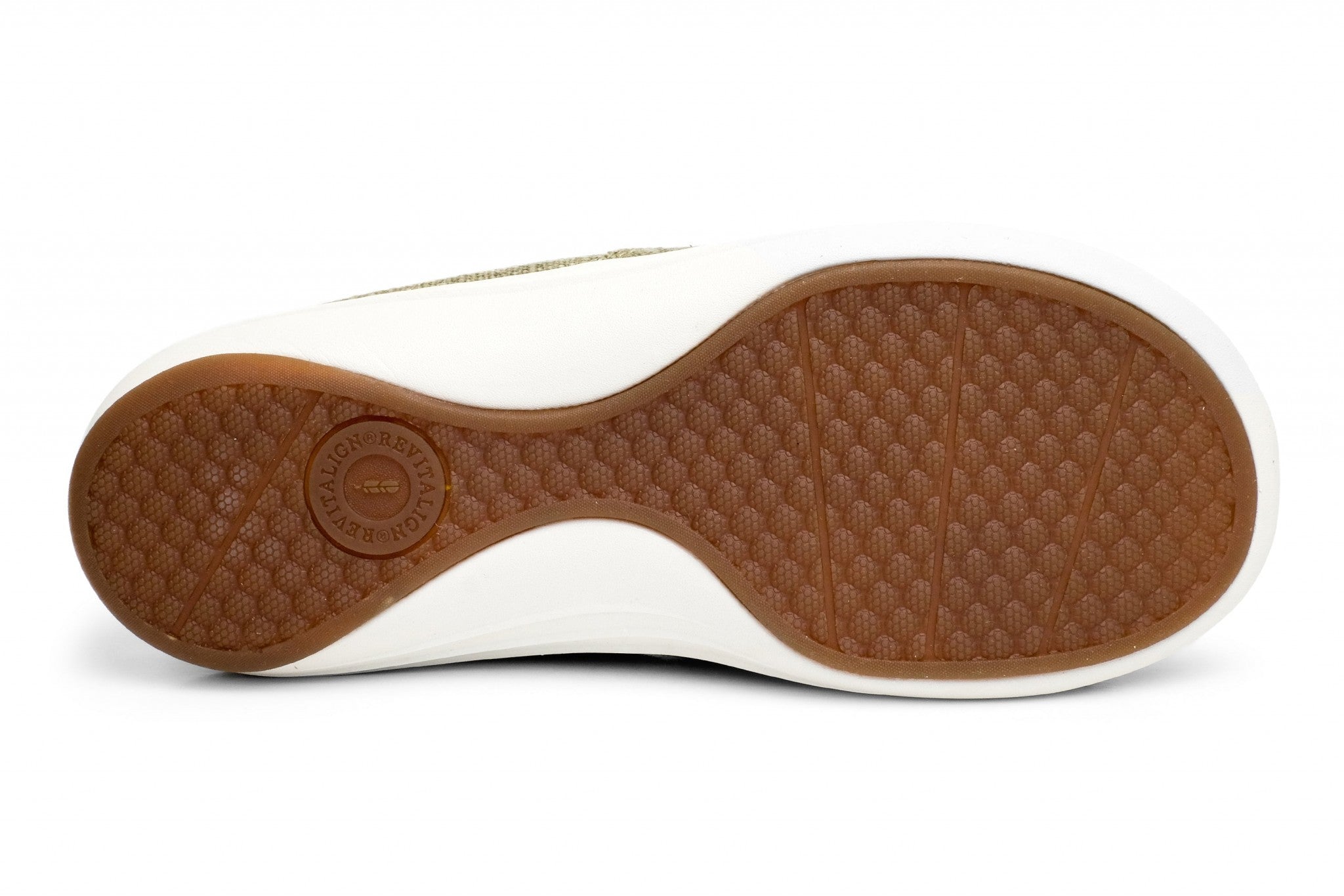 Revitalign Siesta Canvas Slide Supportive Orthotic Women's Shoes - Olive - Product View - 6