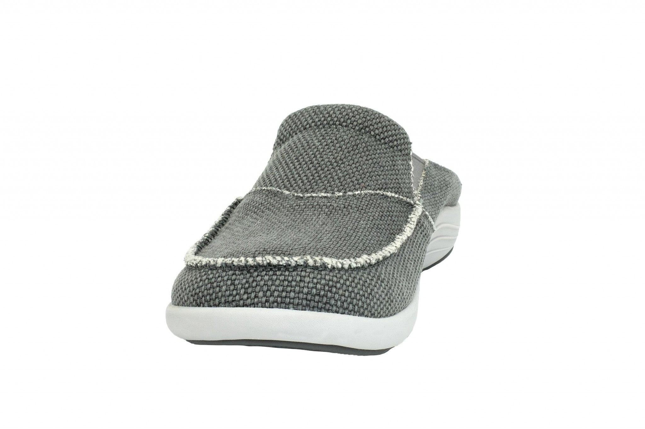 Revitalign Siesta Canvas Supportive All-Day Comfort Men's Shoes - Grey - Product View - 3
