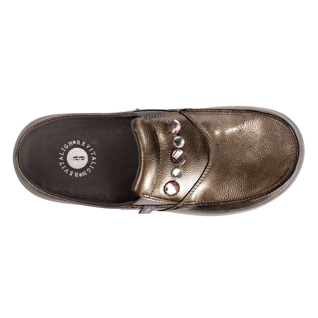 Revitalign Siesta Dazzle Orthotic Support Women's Shoes - Pewter - Product View - 7
