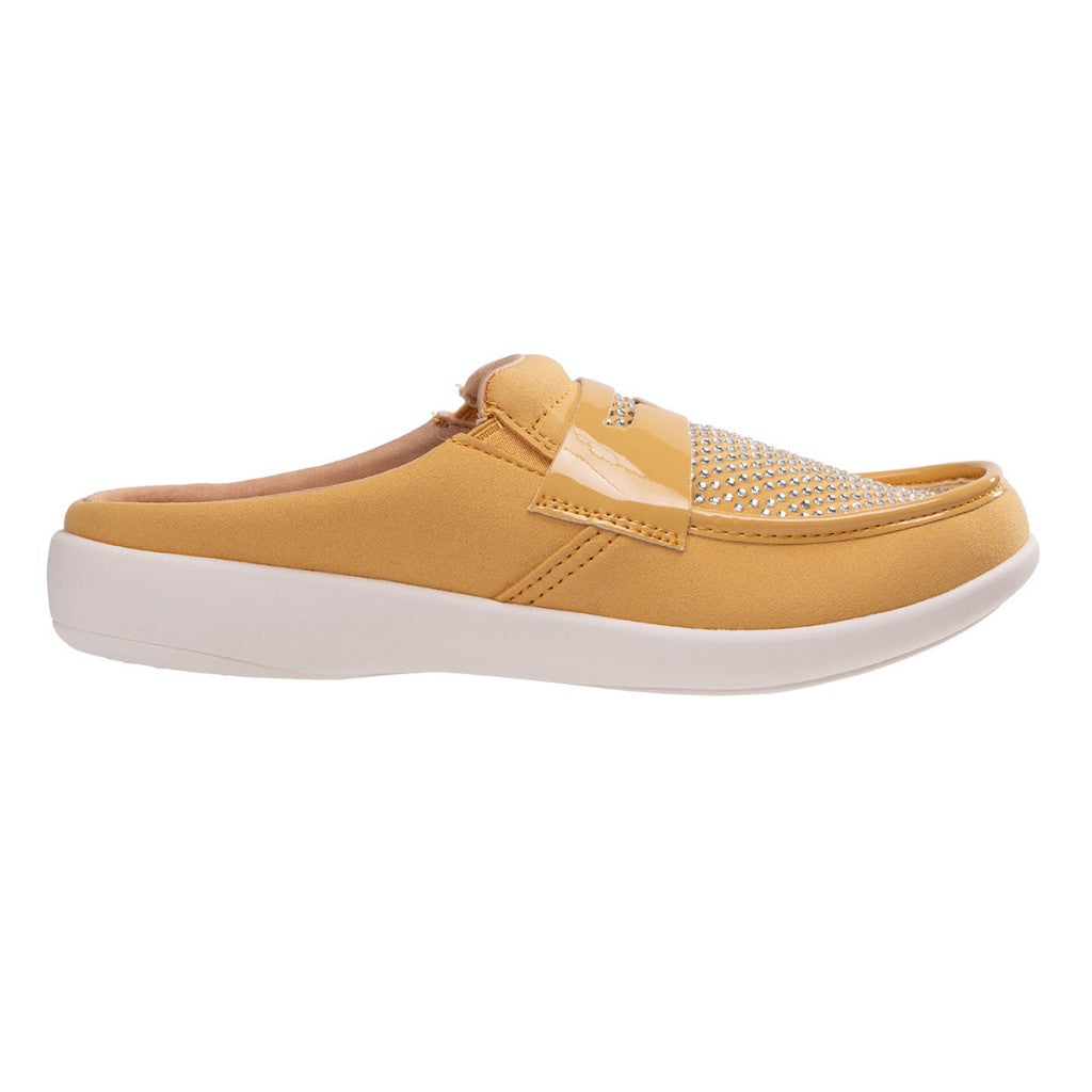 Revitalign Siesta Gem Orthotic Slip-On Women's Shoes - Cornsilk - Product View - 1