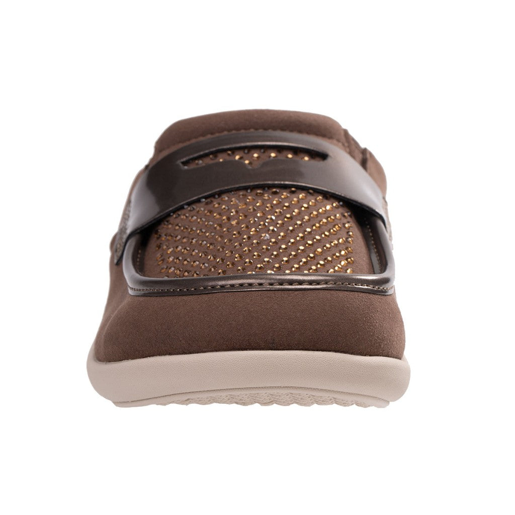 Revitalign Siesta Gem Orthotic Slip-On Women's Shoes - Fossil - Product View - 3