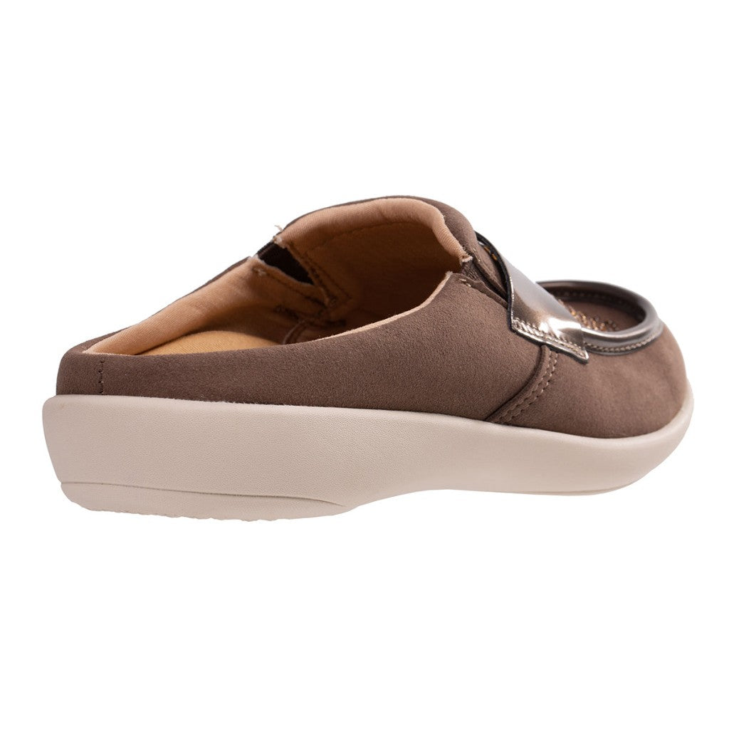 Revitalign Siesta Gem Orthotic Slip-On Women's Shoes - Fossil - Product View - 4