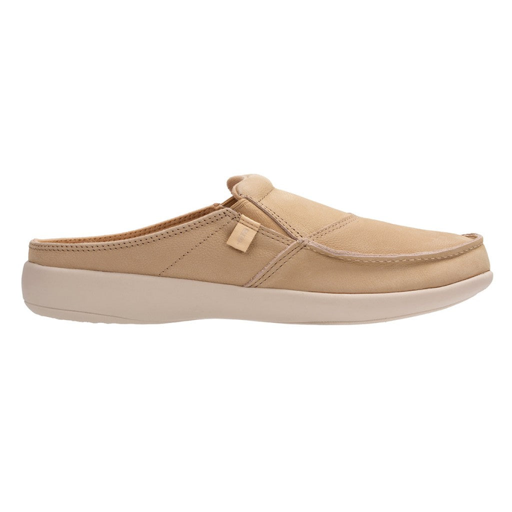 Revitalign Siesta Nubuck Slide Men's Shoes - Almond Buff - Product View - 1