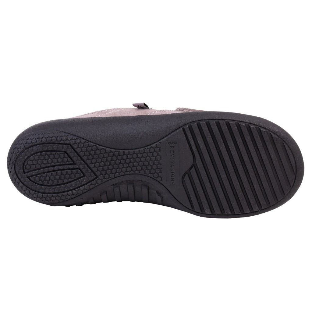 Revitalign Siesta Nubuck Slide Men's Shoes - December Grey - Product View - 6