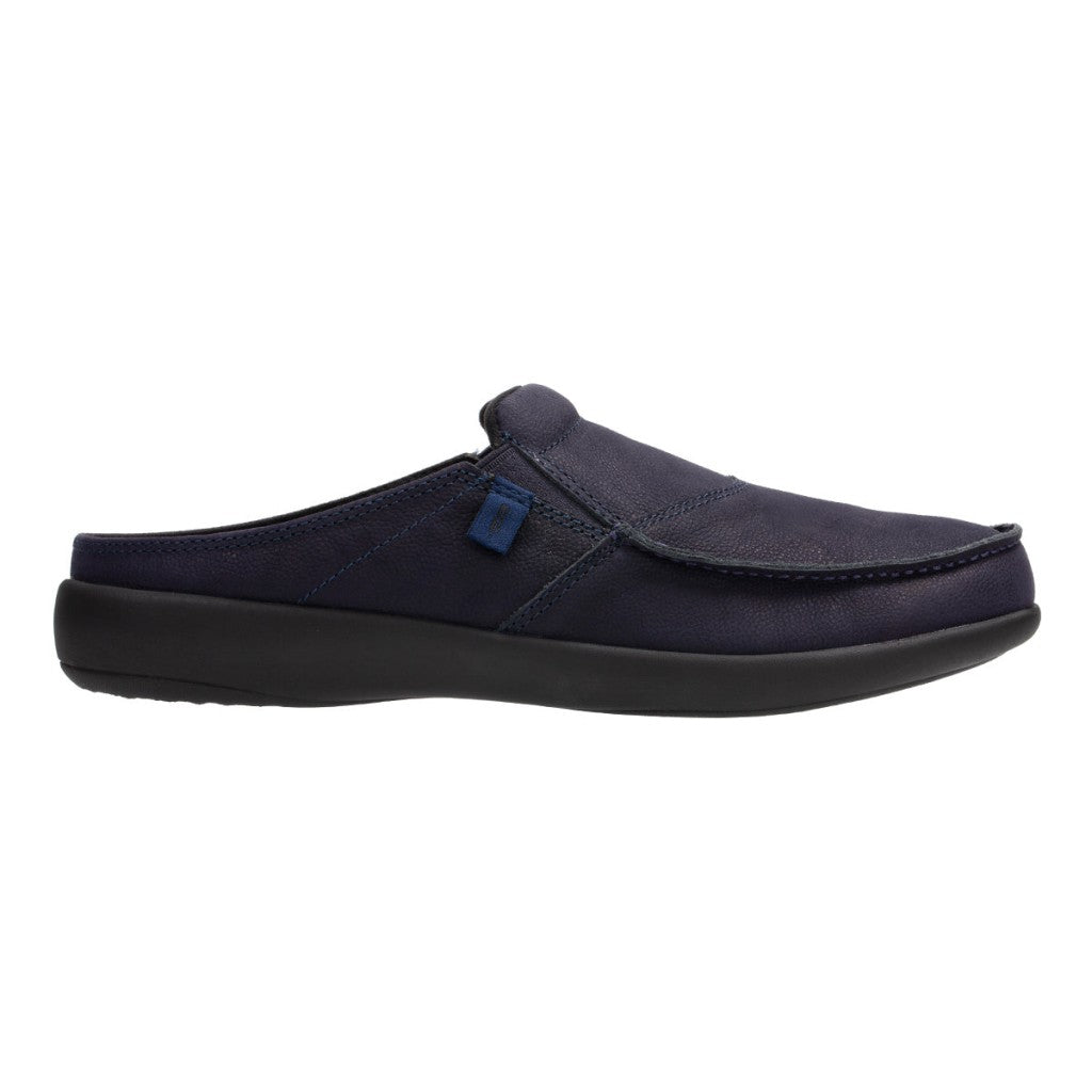 Revitalign Siesta Nubuck Slide Men's Shoes - Peacoat - Product View - 1