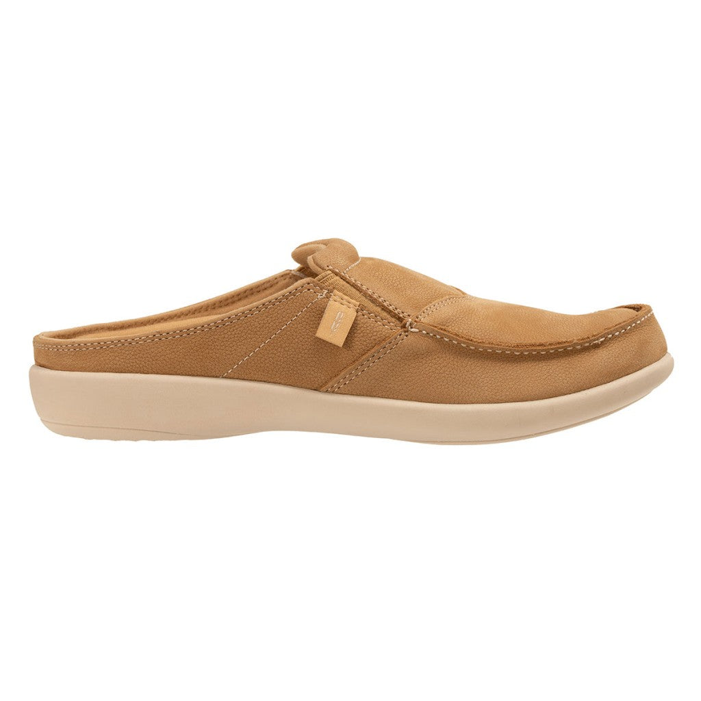 Revitalign Siesta Nubuck Slide Men's Shoes - Tan - Product View - 1