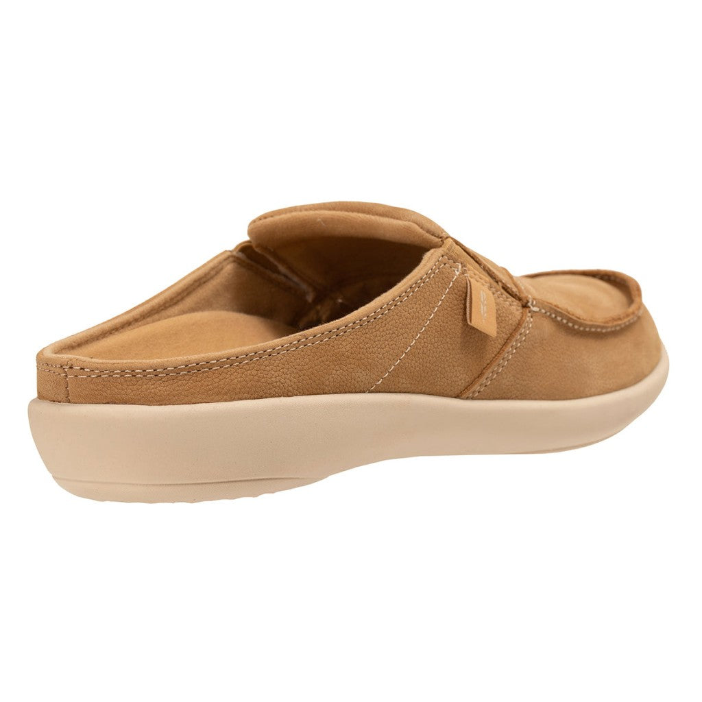 Revitalign Siesta Nubuck Slide Men's Shoes - Tan - Product View - 4