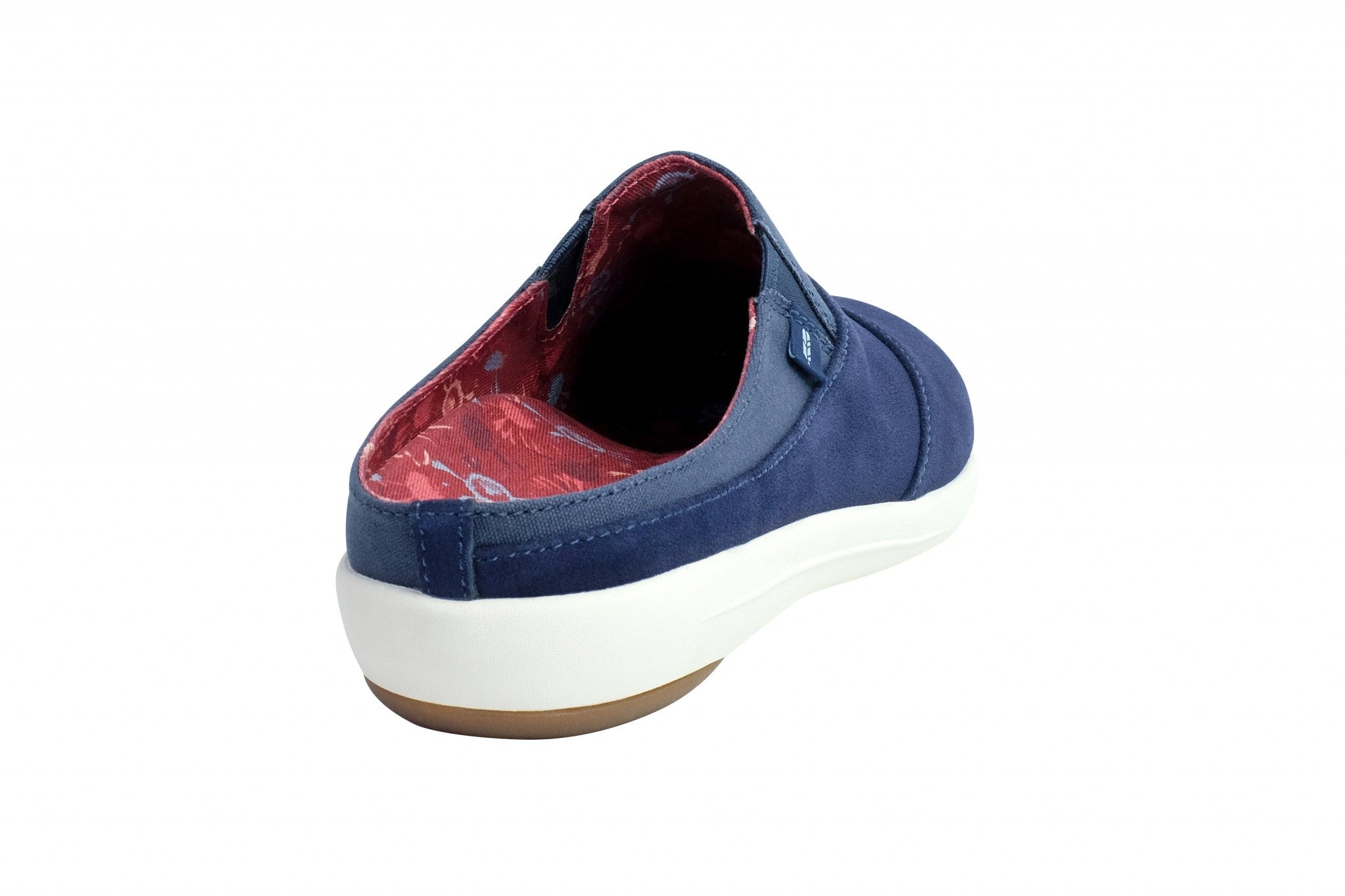 Revitalign Siesta Nuevo Suede Supportive Slip-On Women's Shoes - Navy - Product View - 3