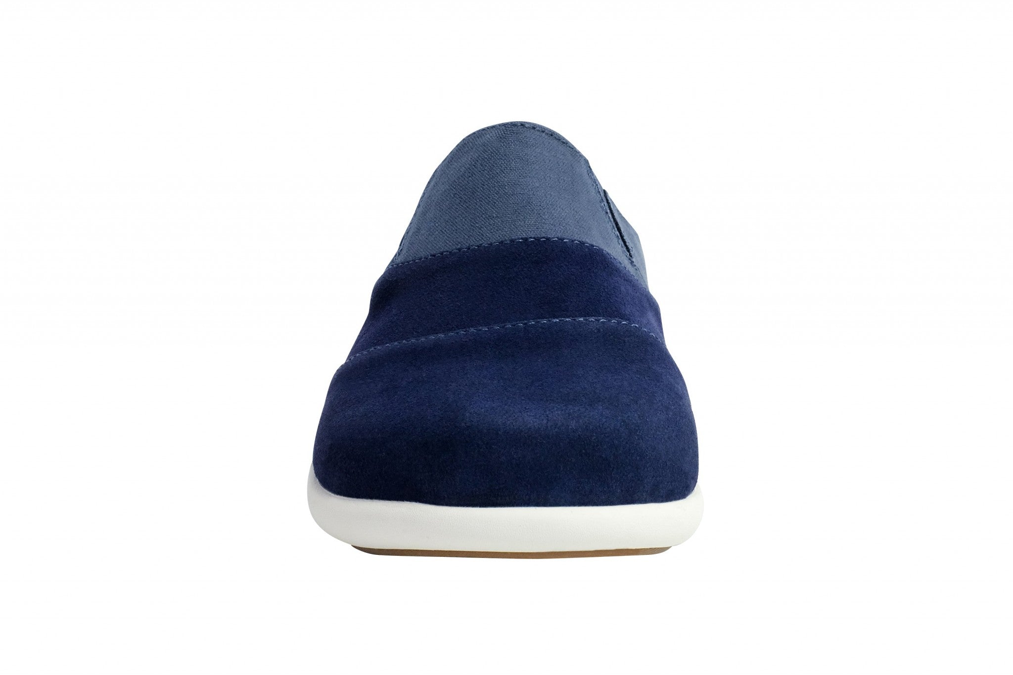 Revitalign Siesta Nuevo Suede Supportive Slip-On Women's Shoes - Navy - Product View - 5