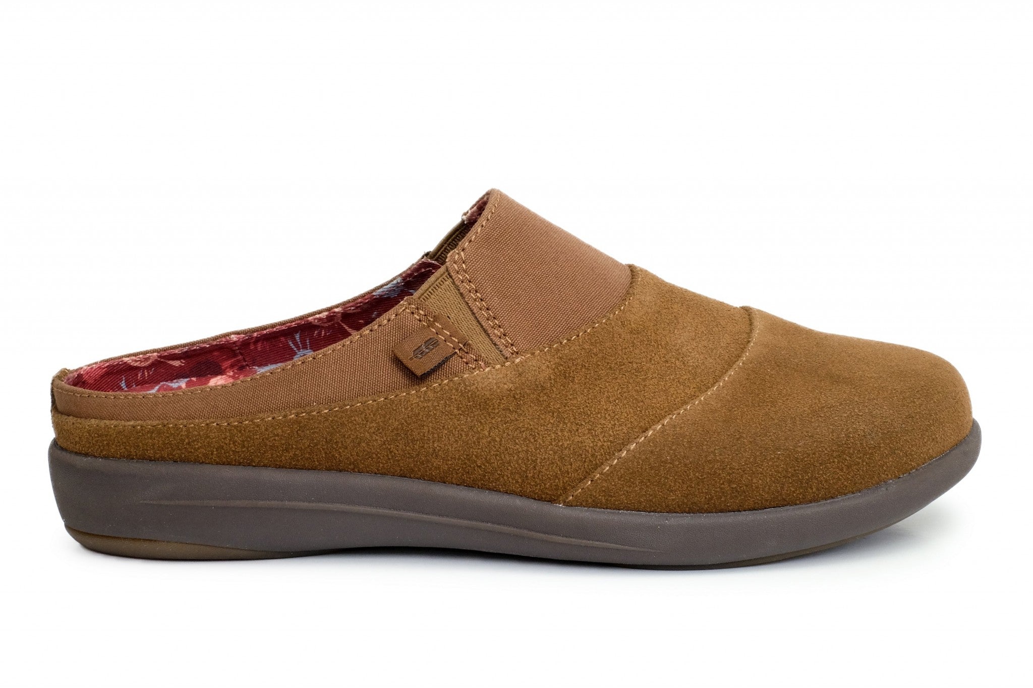 Revitalign Siesta Nuevo Suede Women's Slip-On Shoes - Bison - Product View - 1