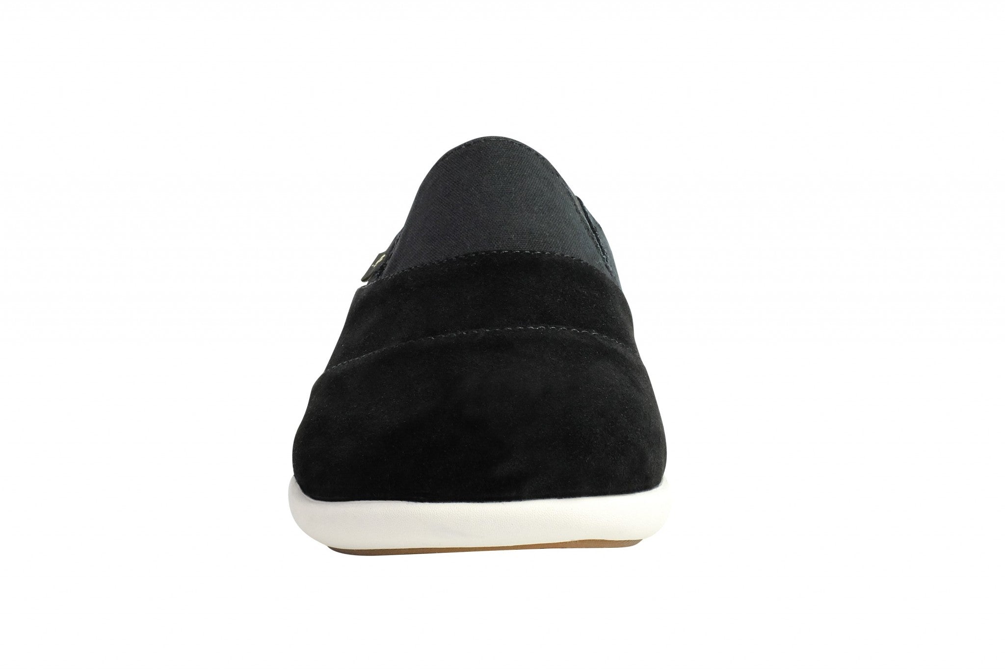 Revitalign Siesta Nuevo Suede Women's Slip-On Shoes - Black - Product View - 5