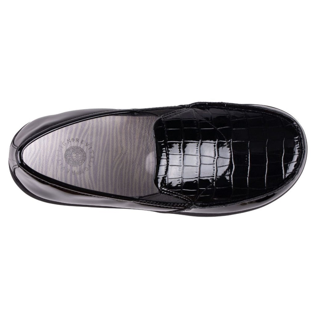 Revitalign Siesta Patent Slip-On Women's Shoes - Black - Product View - 7
