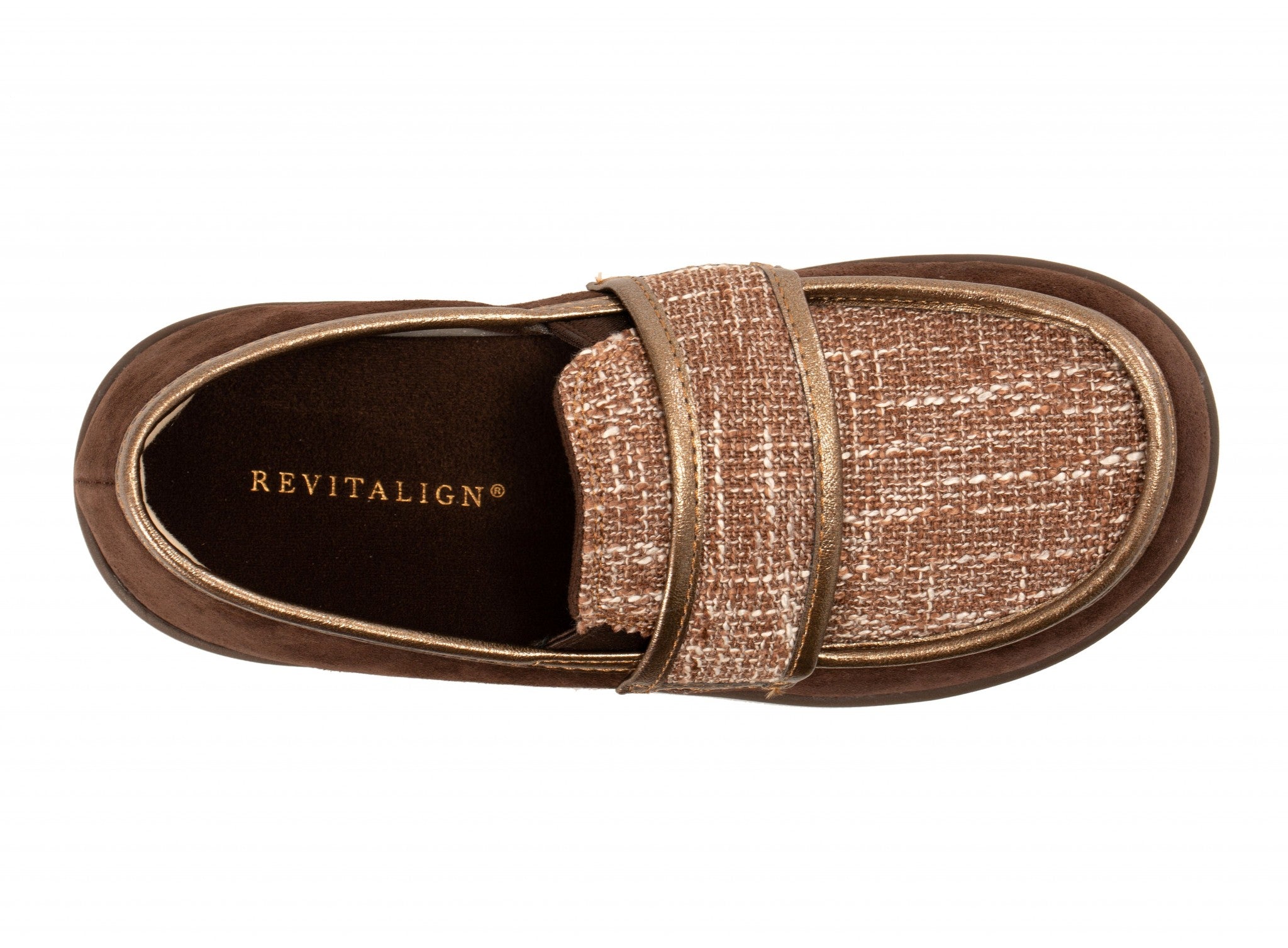 Revitalign Siesta Scenic Cushioned Support Women's Shoes - Brown - Product View - 7