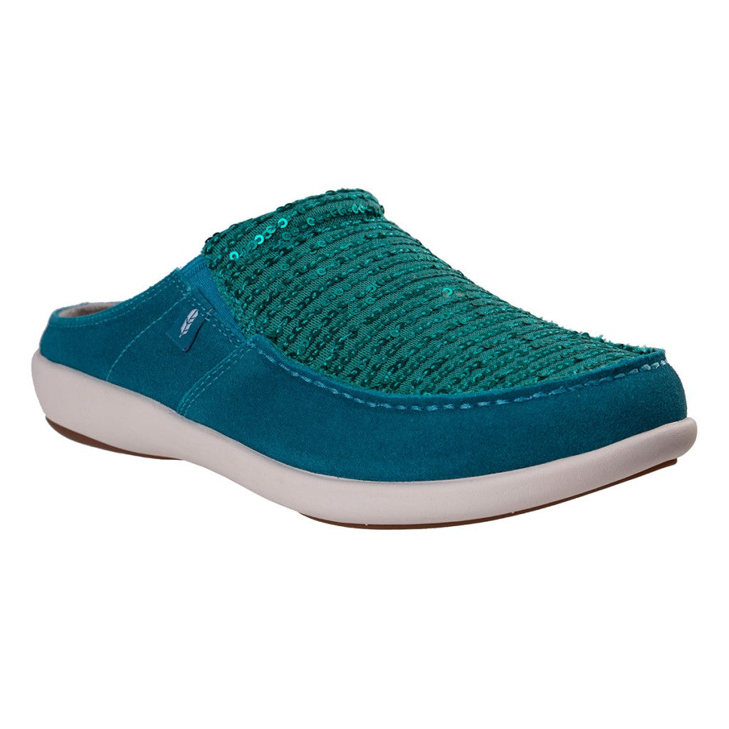 Revitalign Siesta Sequin Orthotic Comfort Women's Shoes - Biscay Bay - Product View - 2