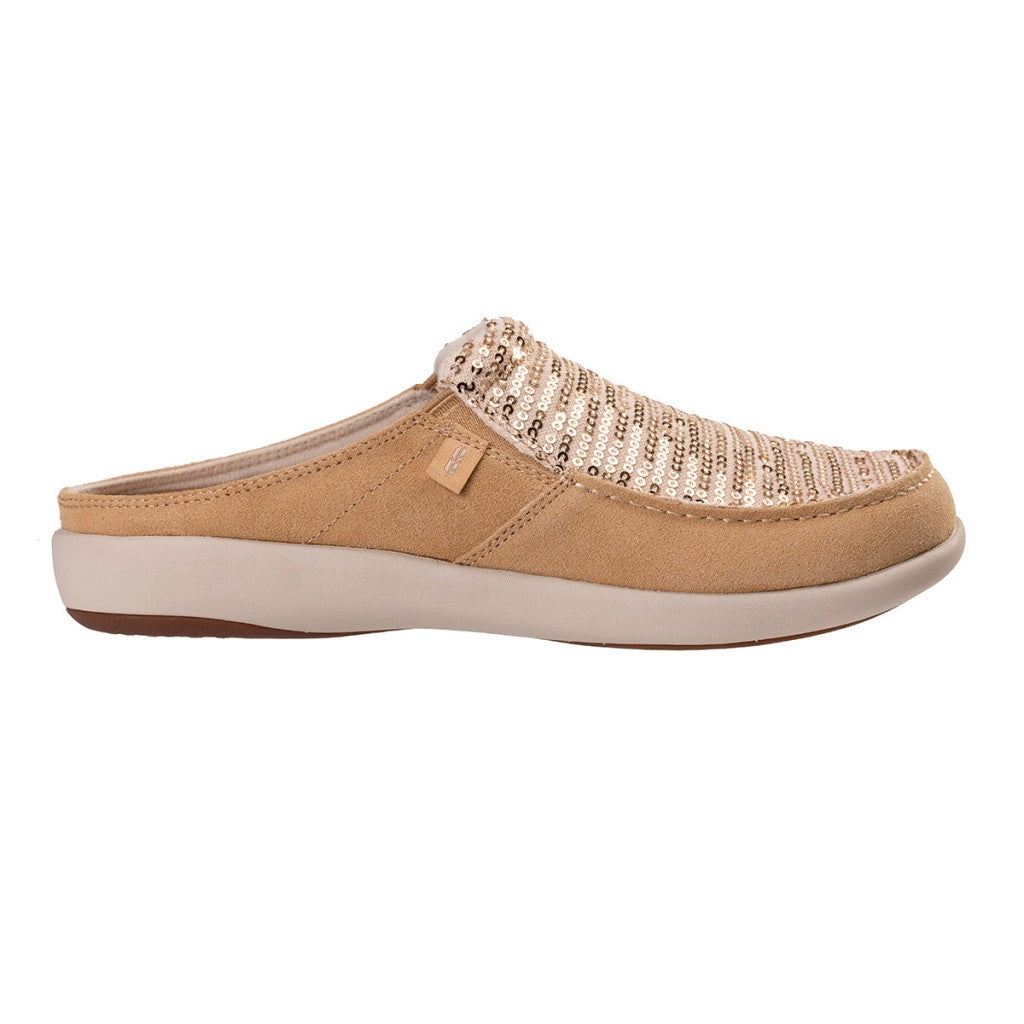 Revitalign Siesta Sequin Orthotic Comfort Women's Shoes - Champagne - Product View - 1