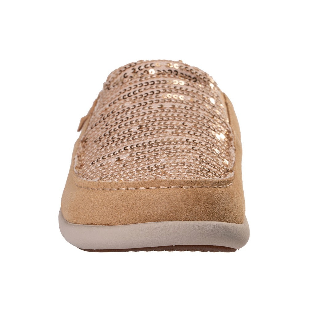 Revitalign Siesta Sequin Orthotic Comfort Women's Shoes - Champagne - Product View - 3