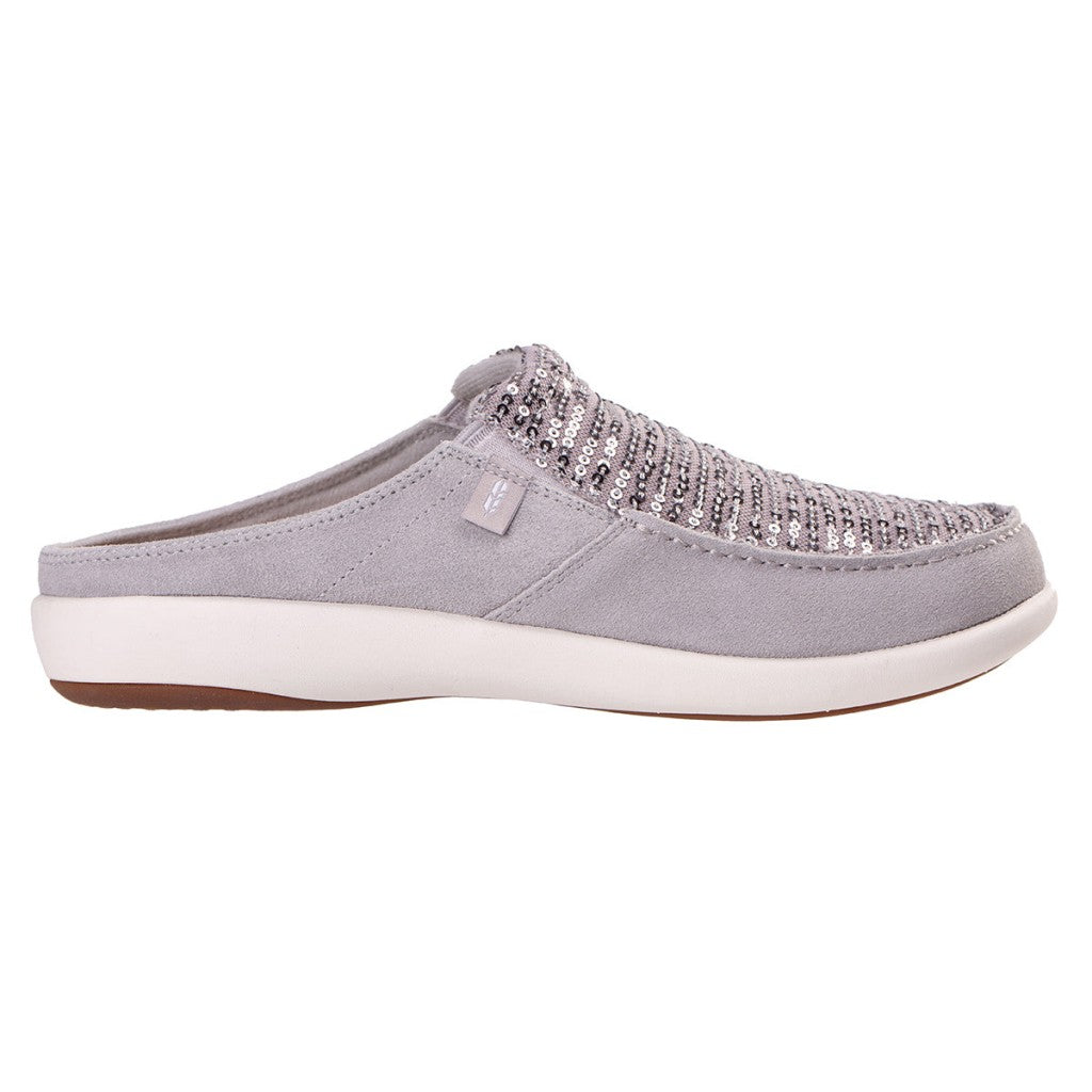 Revitalign Siesta Sequin Orthotic Comfort Women's Shoes in Silver