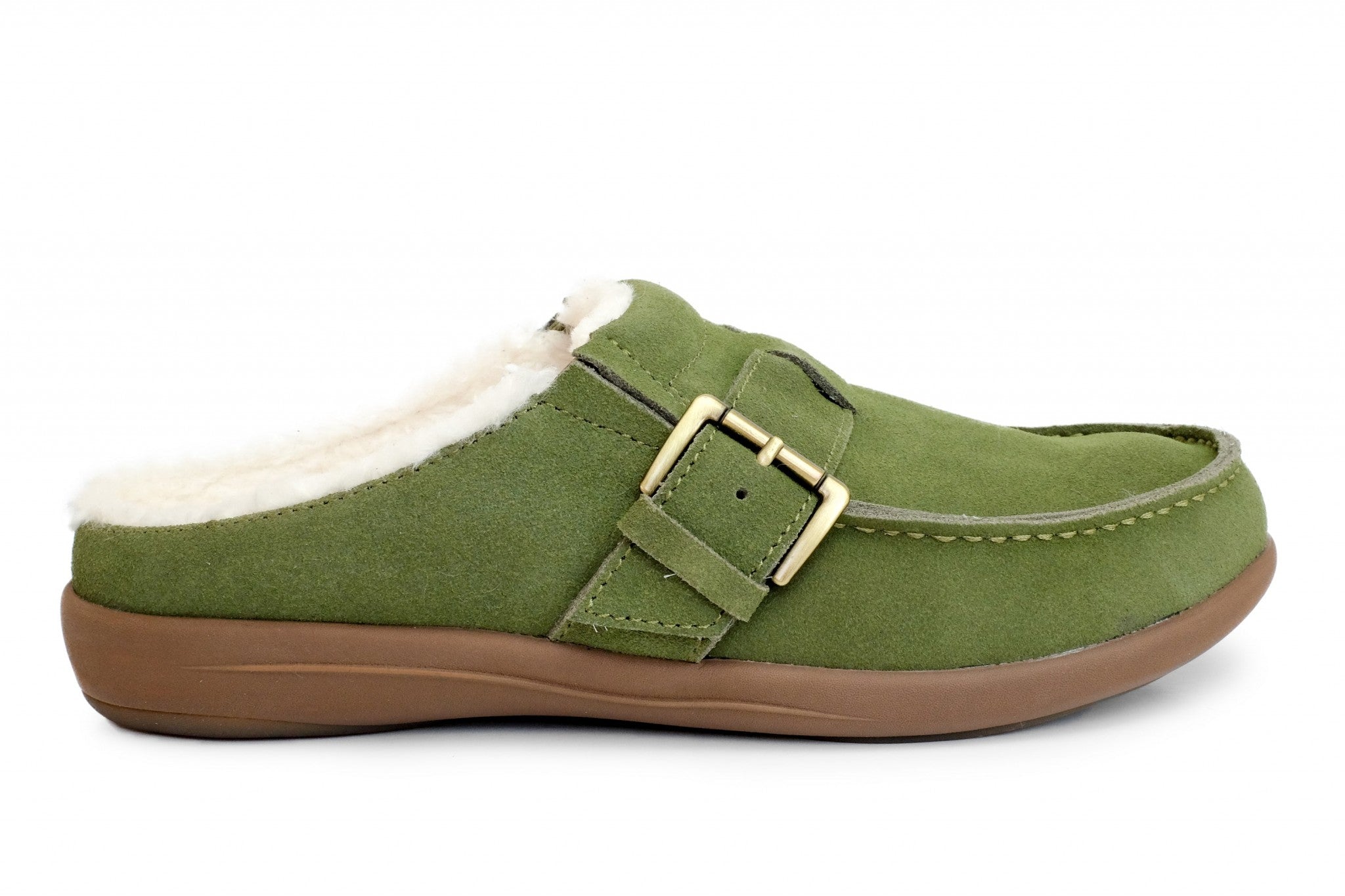 Revitalign Siesta Snug Supportive Slip-On Women's Shoes - Olive - Product View - 1