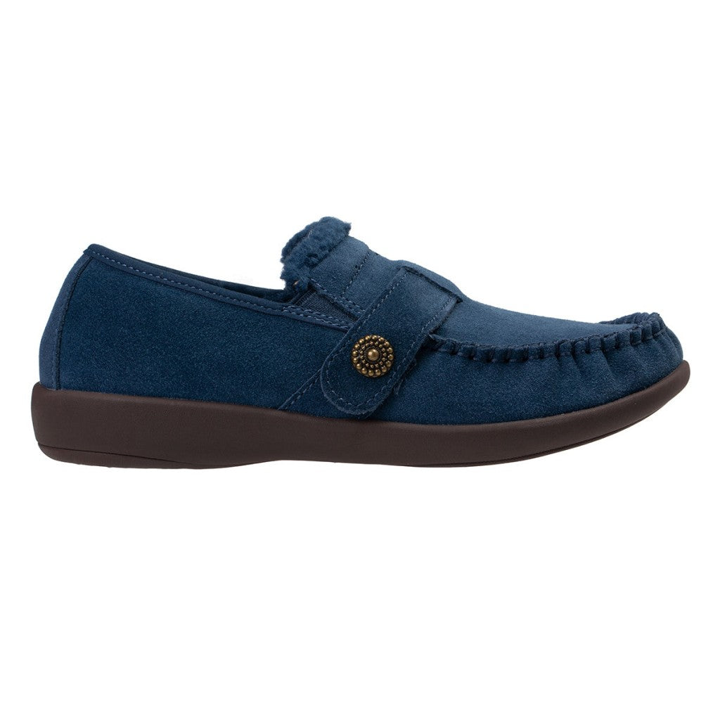 Revitalign Siesta Splendid Cozy Supportive Women's Shoes - Marine Blue - Product View - 1