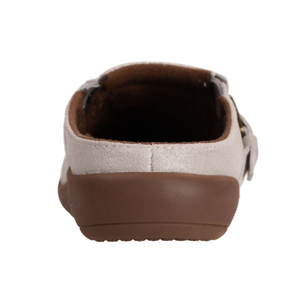 Revitalign Siesta Sterling Slide Orthotic Comfort Women's Shoes - Oatmeal Shimmer - Product View - 5