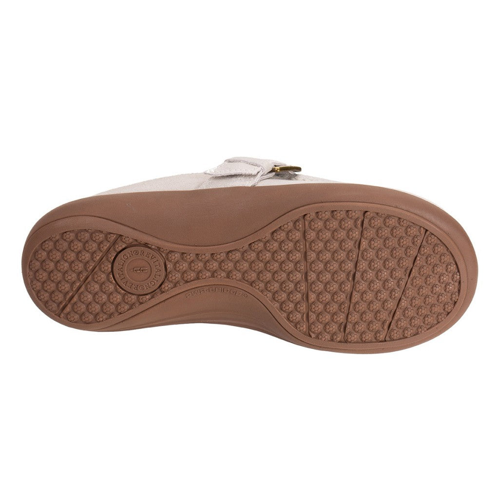 Revitalign Siesta Sterling Slide Orthotic Comfort Women's Shoes - Oatmeal Shimmer - Product View - 6