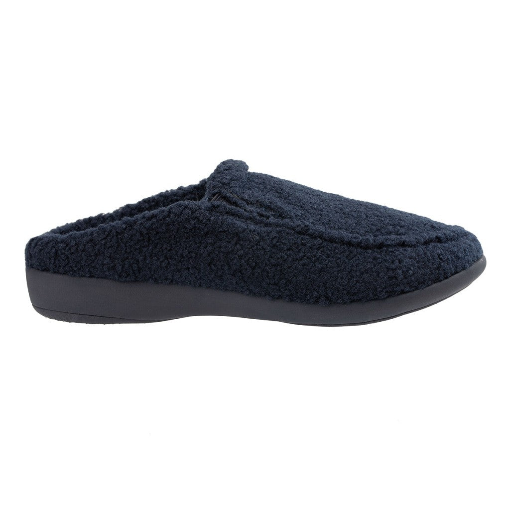 Revitalign Siesta Teddy Supportive Cozy Slide Women's Shoes - Navy - Product View - 1