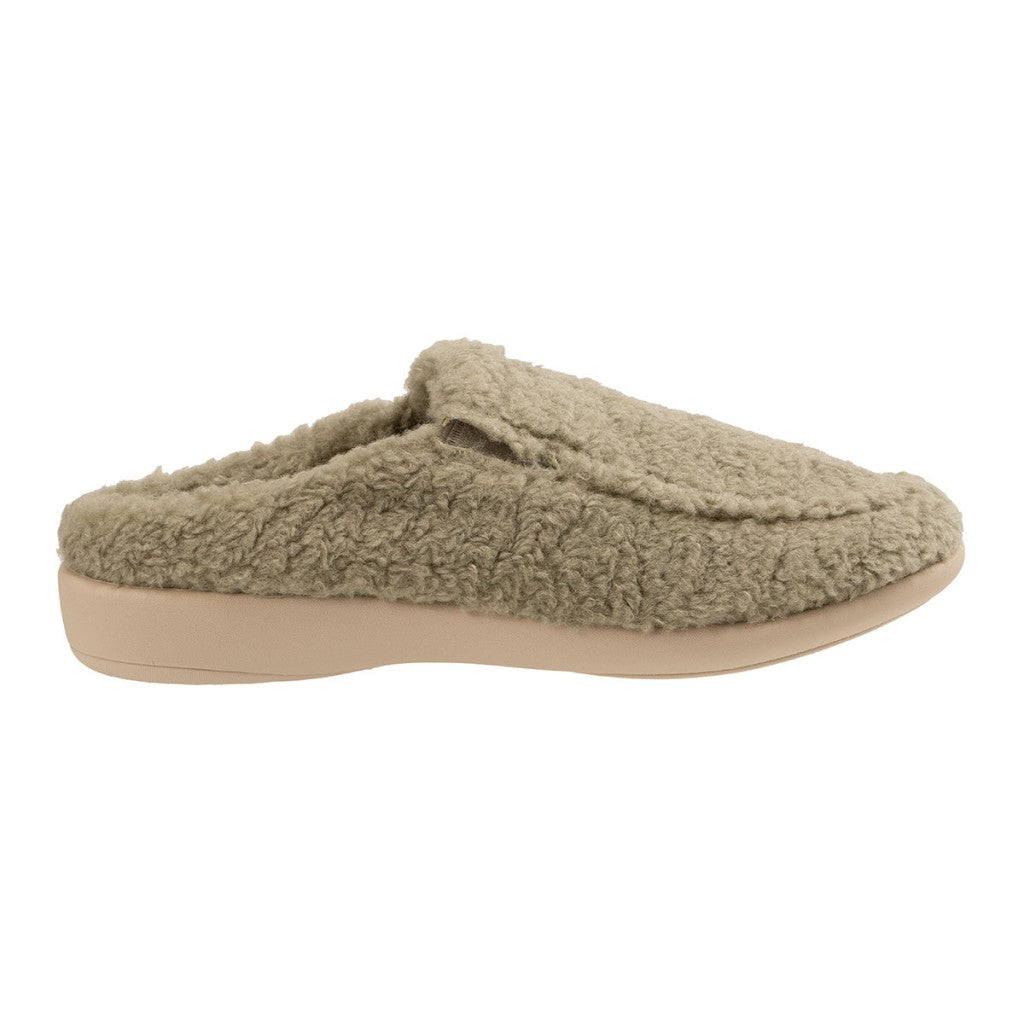 Revitalign Siesta Teddy Supportive Cozy Slide Women's Shoes in Sage