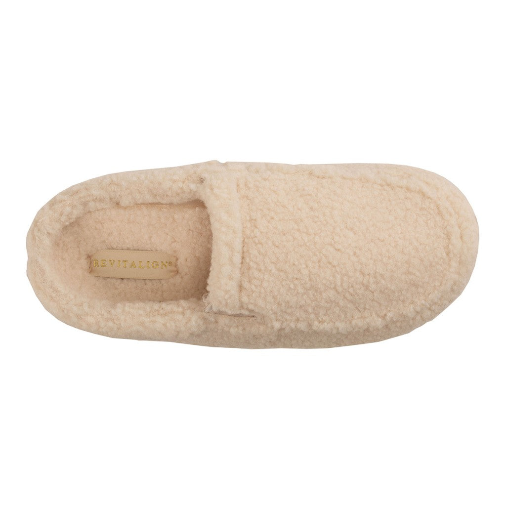 Revitalign Siesta Teddy Supportive Cozy Slide Women's Shoes - Speed Pearl - Product View - 7