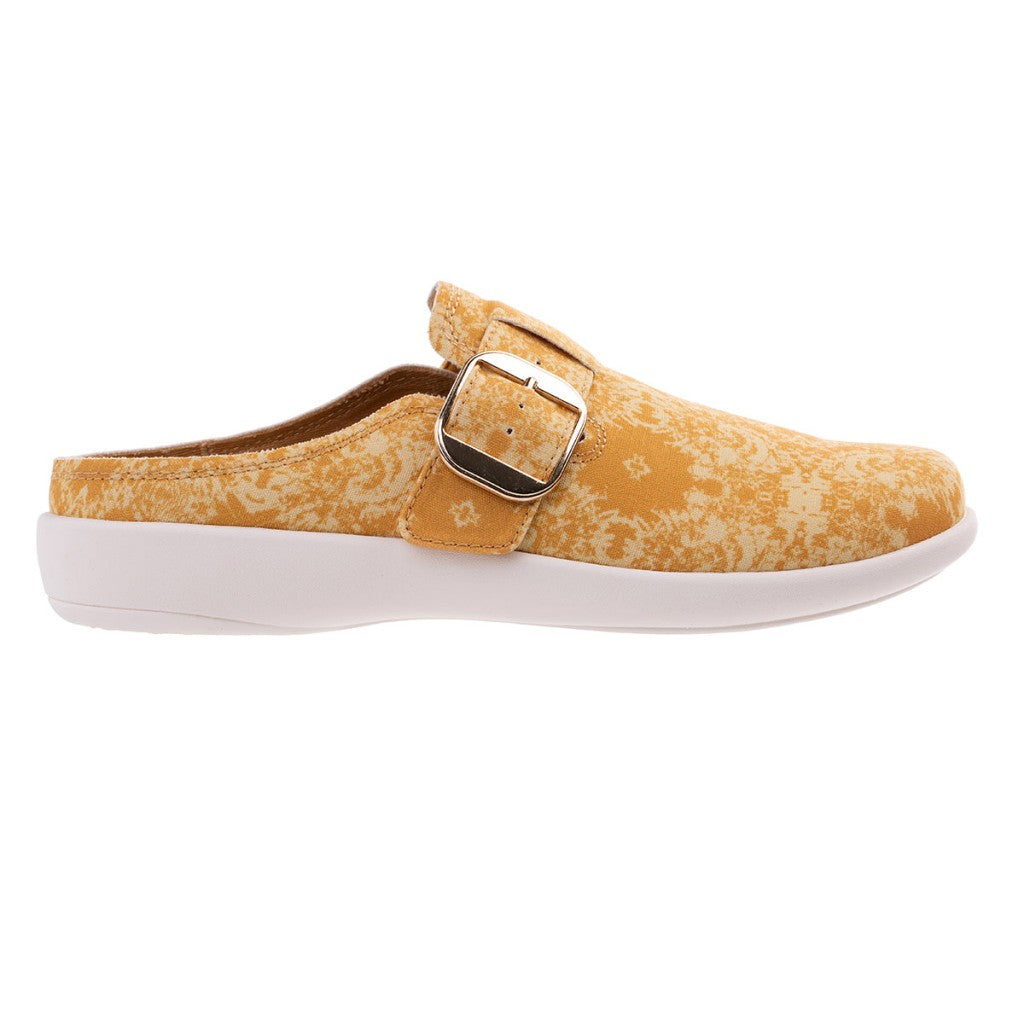 Revitalign Solaire Damask Orthotic Comfort Women's Shoes - Yellow Damask - Product View - 1