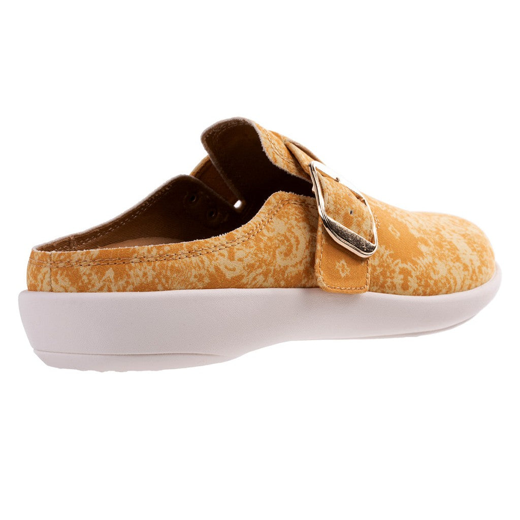Revitalign Solaire Damask Orthotic Comfort Women's Shoes - Yellow Damask - Product View - 4