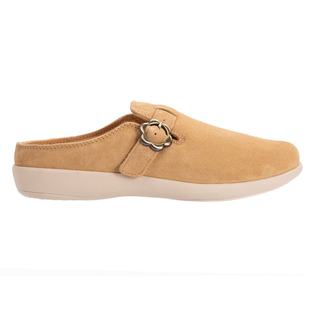 Revitalign Solaire Suede Women's Shoes in Tan