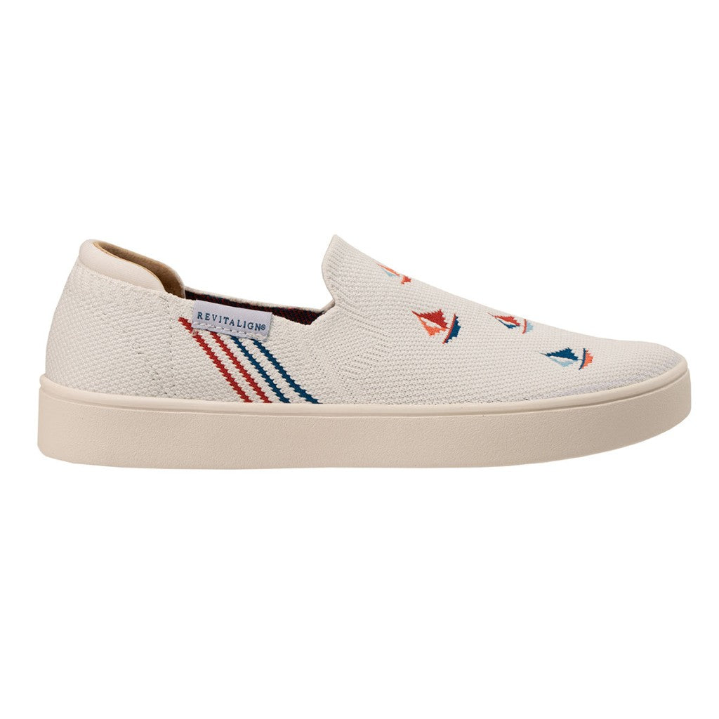 Revitalign Solana Supportive Slip-On Comfort Women's Shoes - White - Product View - 1